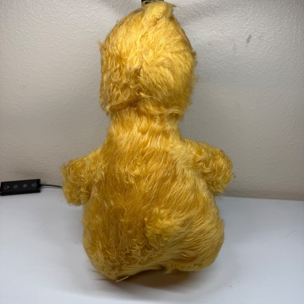 VINTAGE 1977 ANIMAL FAIR 18" FUZZY YELLOW BIRD ZONK STUFFED ANIMAL PLUSH TOY KID - Picture 2 of 9